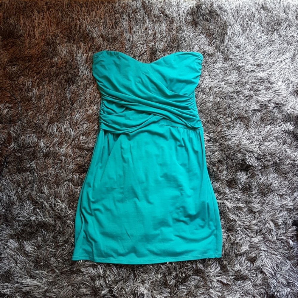 Victoria's Secret Teal bra top mini dress